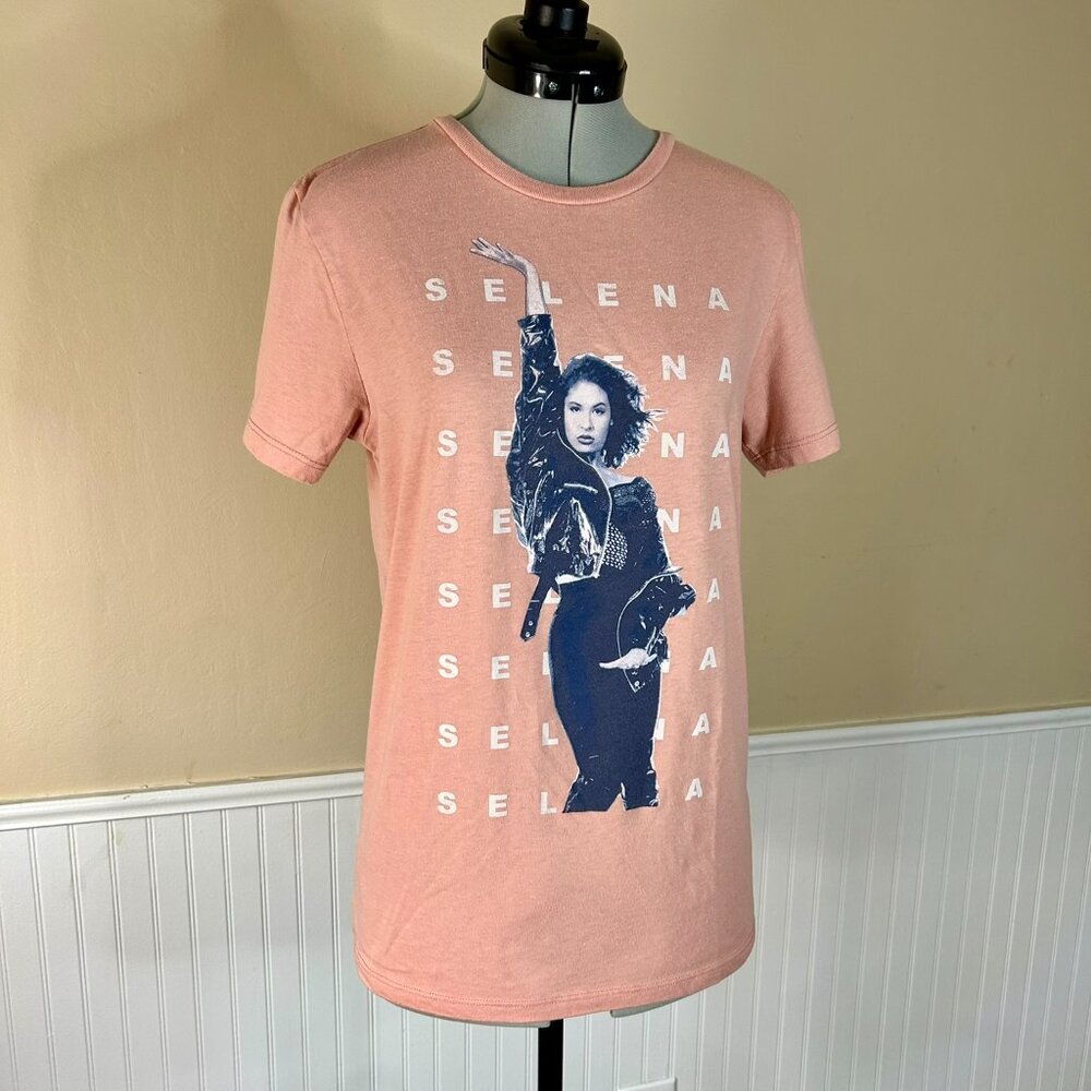 SELENA Pink Official Merchandise Short Sleeve T-Shirt | Adult Size XS